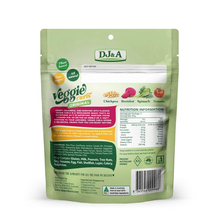 DJ&A Veggie Curls Original