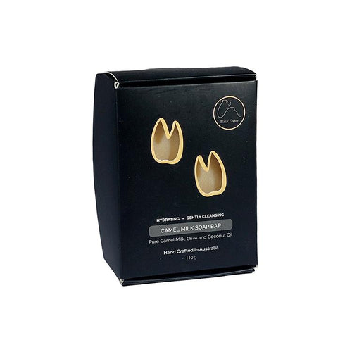 DromeDairy Camel Milk Soap Bar Black Ebony, 110 g