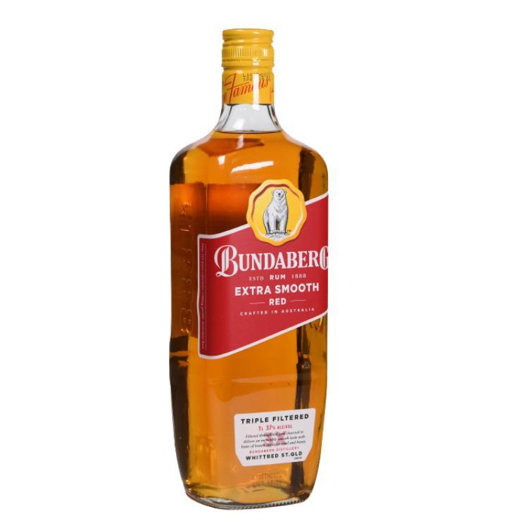 Bundaberg Extra Smooth Triple Filtered Red 37% vol. + gratis Untersetzer
