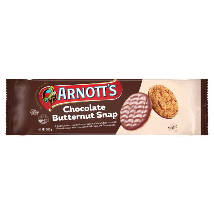 Arnott's Chocolate Butternut Snap Biscuits