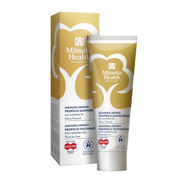 Manuka Health Manuka Honey Propolis Toothpaste Fluoride Free, 75 ml