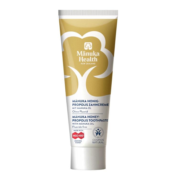 Manuka Health Manuka Honey Propolis Toothpaste Fluoride Free, 75 ml