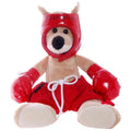 Känguru 'BOXER Boxing & Headguard & Shorts' Stofftier rot, 33 cm